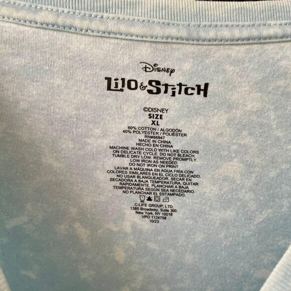 NEW!!! DISNEY STITCH Print T-Shirt Crew Neck / Short Sleeves - Size XL - Picture 6 of 9
